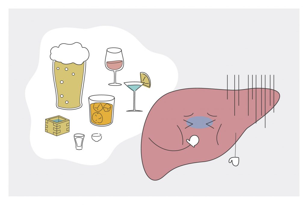 肝臓はアルコールの分解で忙しい
